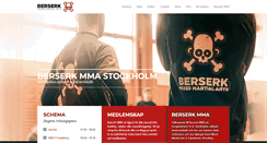 Desktop Screenshot of berserkmma.com